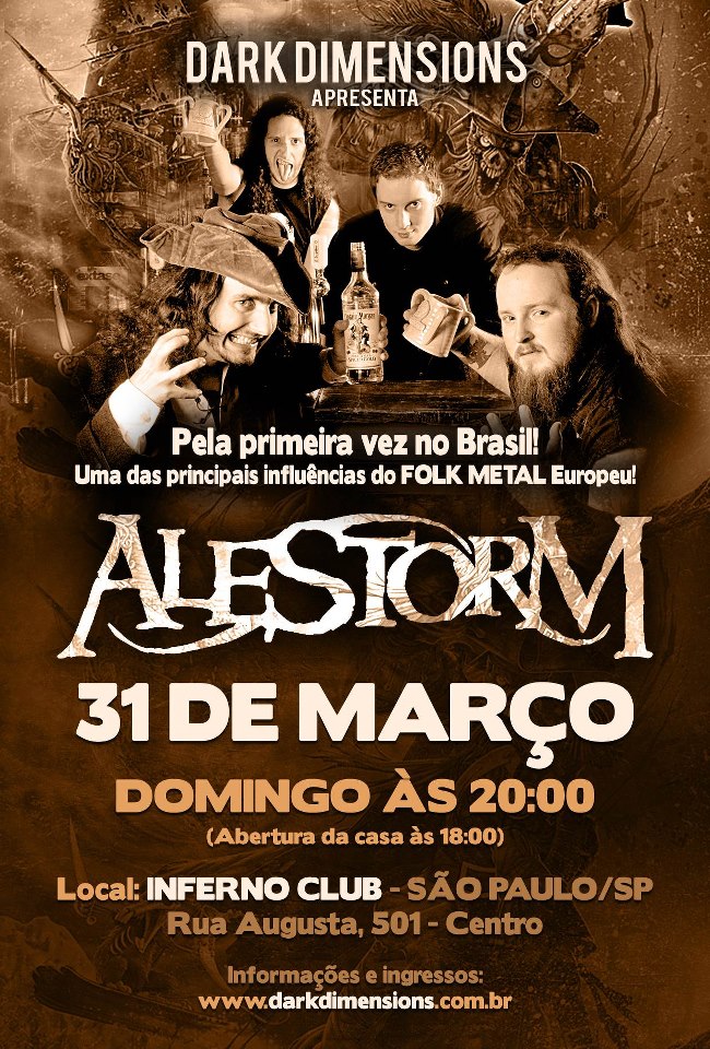 Alestorm em São Paulo Alestorm em São Paulo