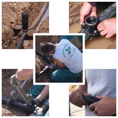 Casa de Oficios Terradillos VII: INSTALACIÓN RIEGO POR ASPERSIÓN EN EL