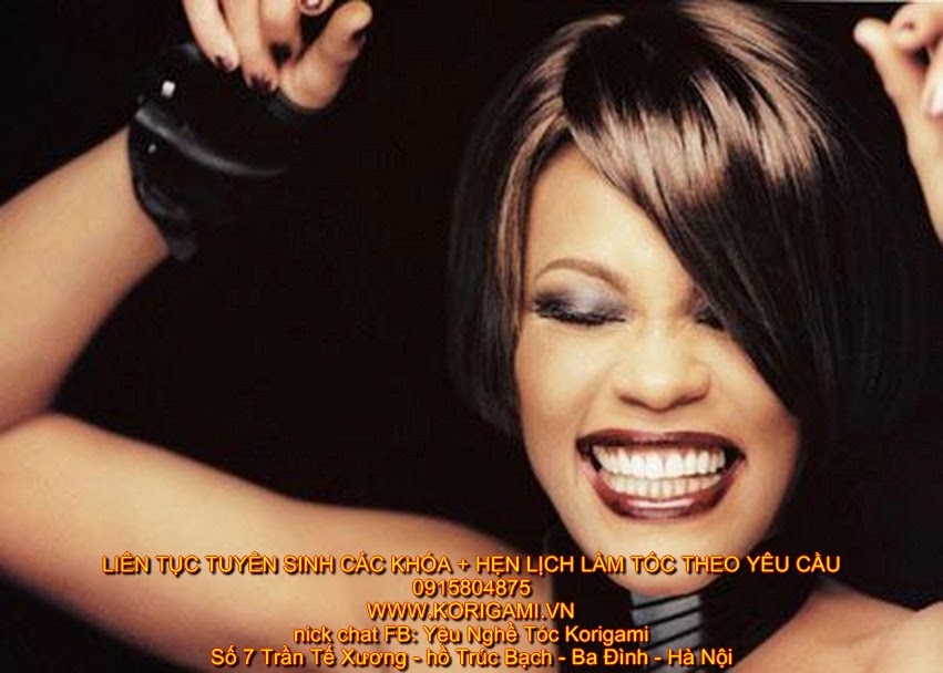 KIỂU TÓC NỮ ĐẸP, NỮ HOÀNG ÂM NHẠC THẾ GIỚI, WHITNEY HOUSTON, THE VOICE, GIỌNG CA VÀNG, DIVA NHẠC POP, NỮ HOÀNG NHẠC POP