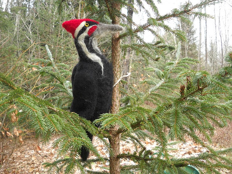 Remains of the Day: Handmade Holiday: Pileated Woodpecker
