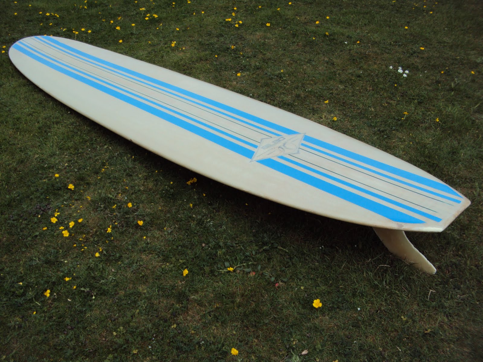 vintage surfboard collector UK Bilbo longboard 1966/7