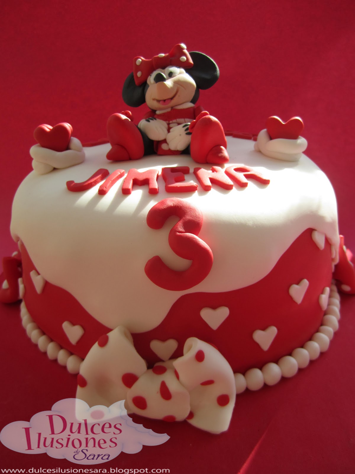 Torta de Minnie Mouse roja - Imagui