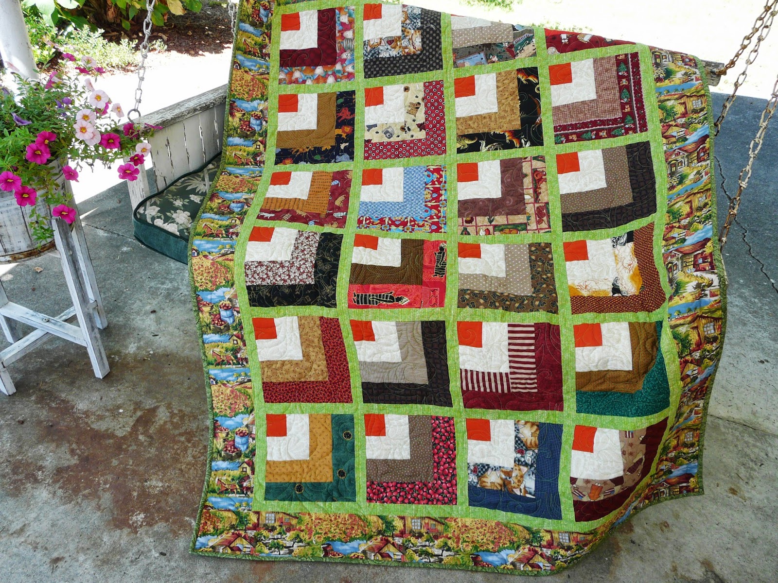 Renae's Red Snappers Quilt Loading System