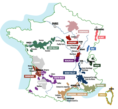Loire Wine Map