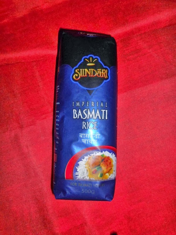 POLLO AL CURRY CON ARROZ BASMATI SUNDARI