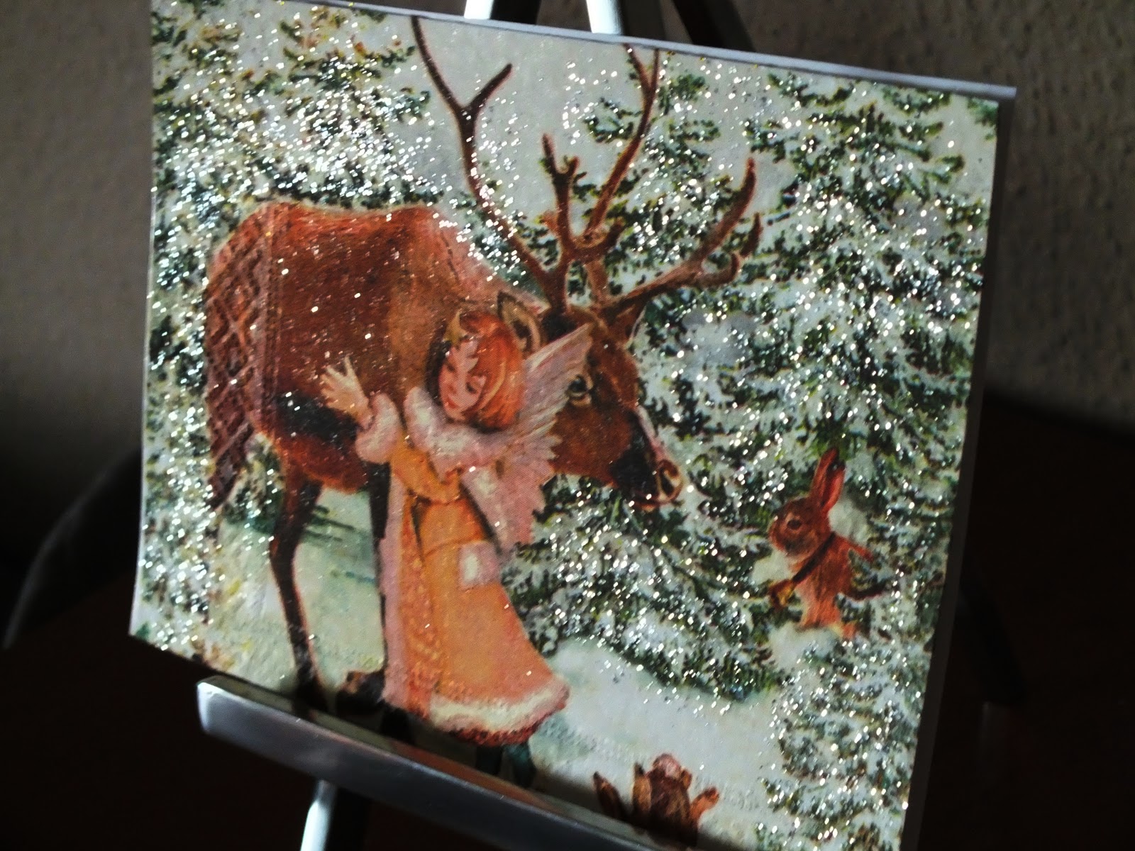 Marion Schröder.. meine kreative Welt GlitzerWeihnachtskarten selbst