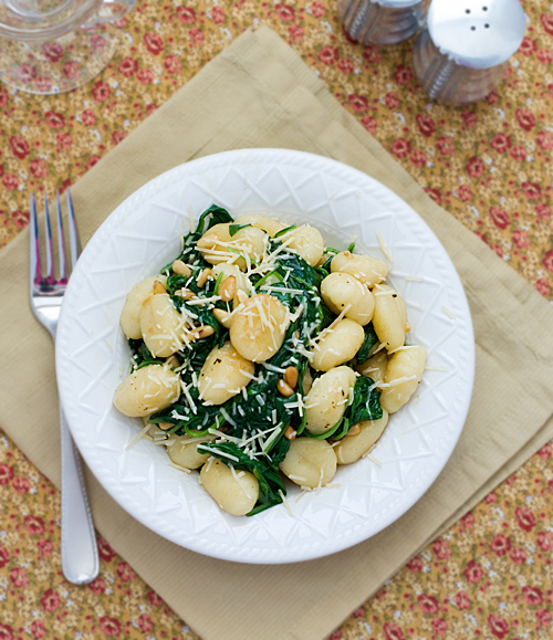 Brown Butter Gnocchi with Spinach Heat Oven to 350