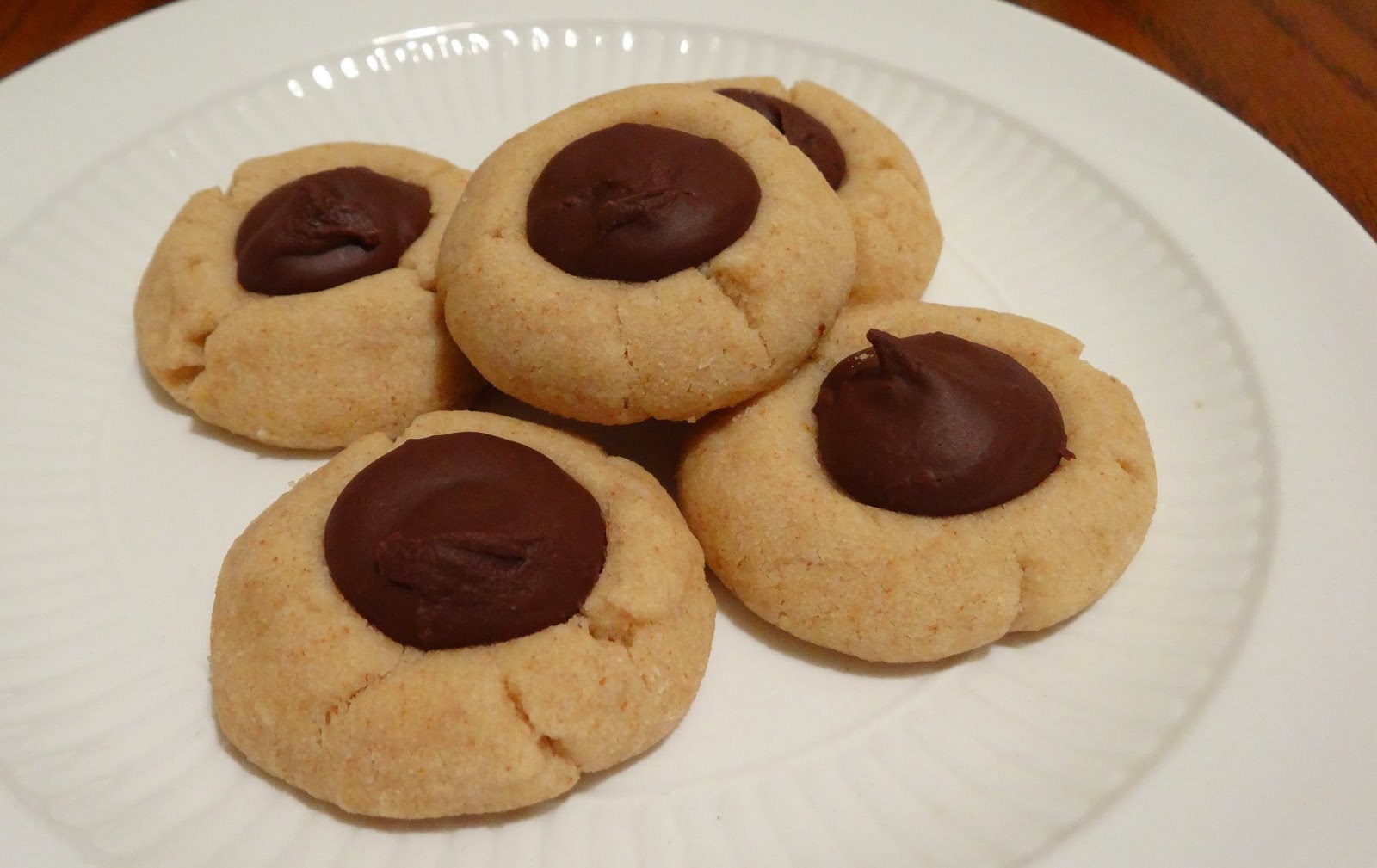 Day 6 Chocolate Filled Thumbprint Cookies Dishes and Designs