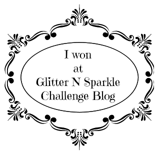 I won at Glitter N Sparkle