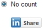 Check out LinkedIn's new Share Button, LinkedInno count