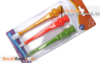 Trainer Toothbrush Kit Iq Baby, Sikat Gigi Lidah Bayi