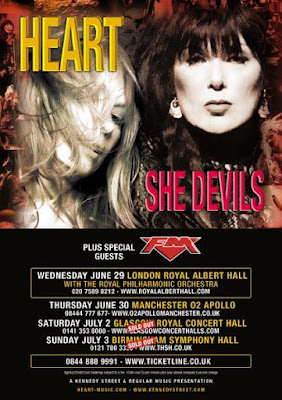 Heart + FM UK tour 2016 poster