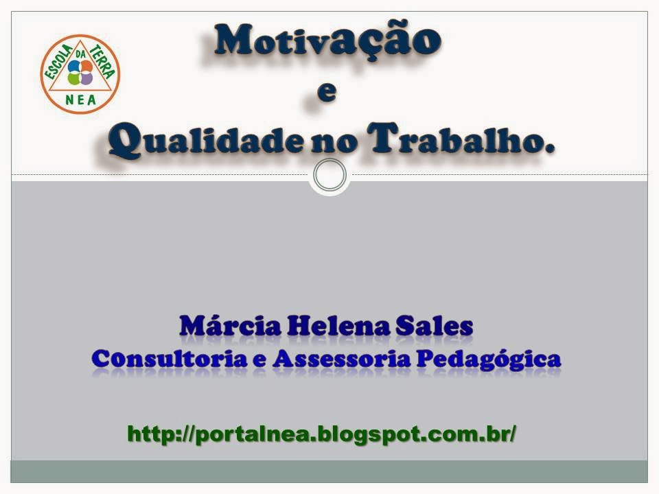 PALESTRA: MOTIVAÇÃO