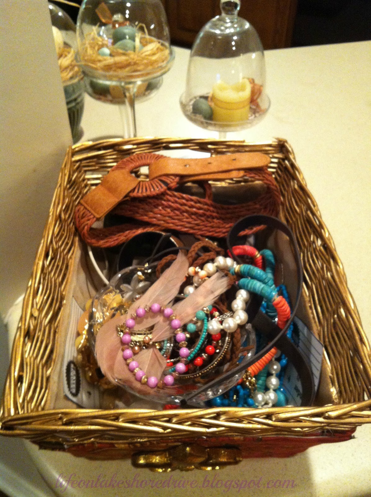 Shabby Chic Jewelry Organizer Life on Lakeshore Drive