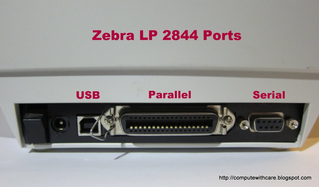 Compute with Care Fake Zebra LP2844 Scam Alert, LP 2844, Eltron 2543