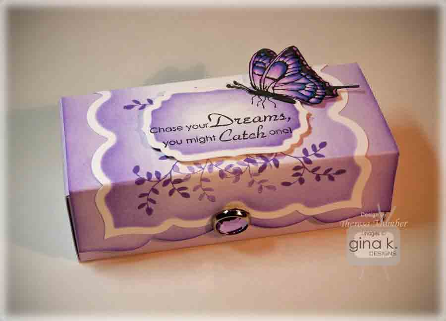 Crafting The  Purple Butterfly Box Tutorial
