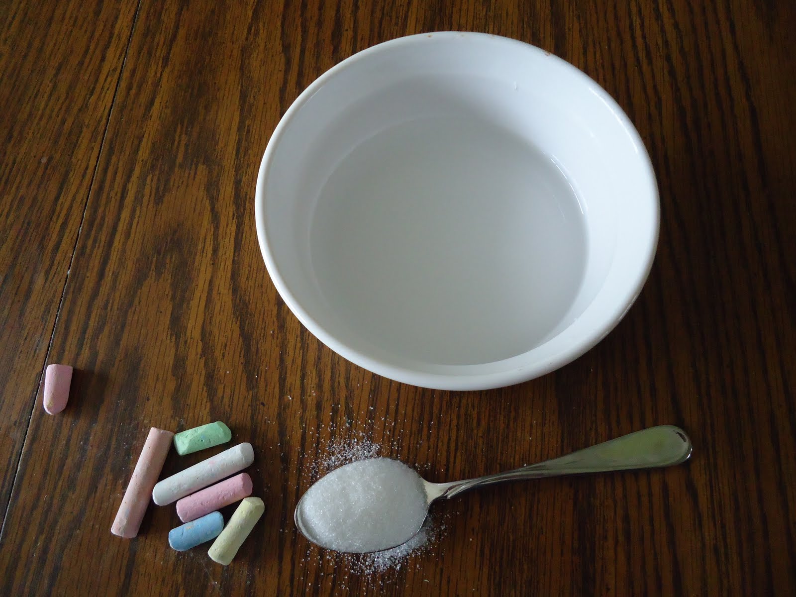 Domesticated Nomad Tuesday's Art Adventure Sugar Chalk Drawing