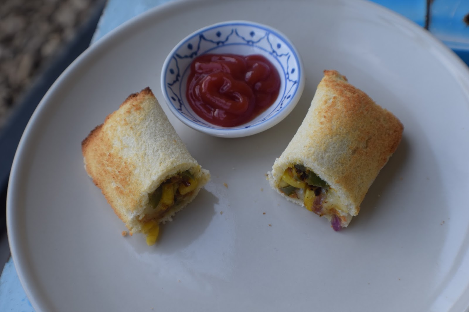 Sarita's Kitchen Blog Baked corn bread pockets