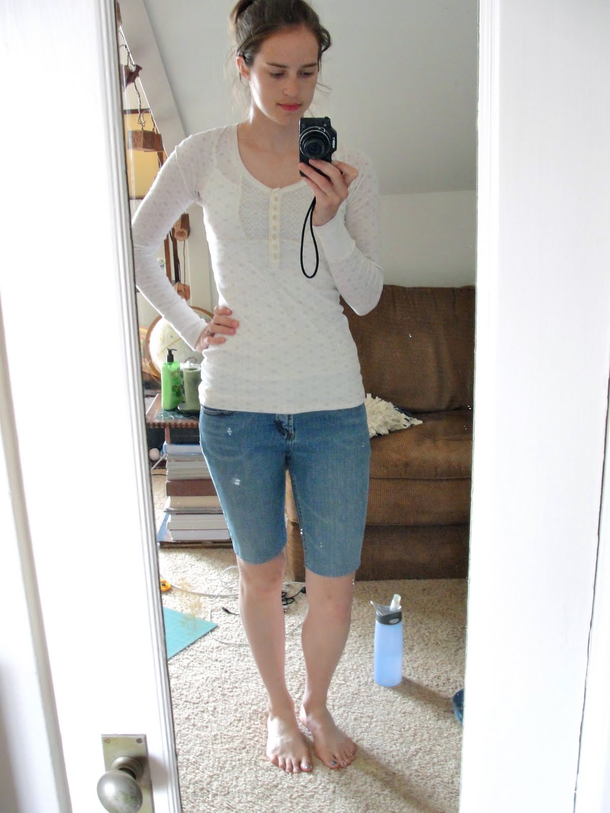 Love Endures All Things 30 Minute Denim Shorts