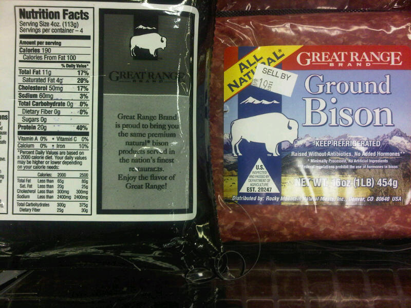 The BEEFMAN Bloggeth Is Bison Leaner Than Beef? Whatever, Turkey!