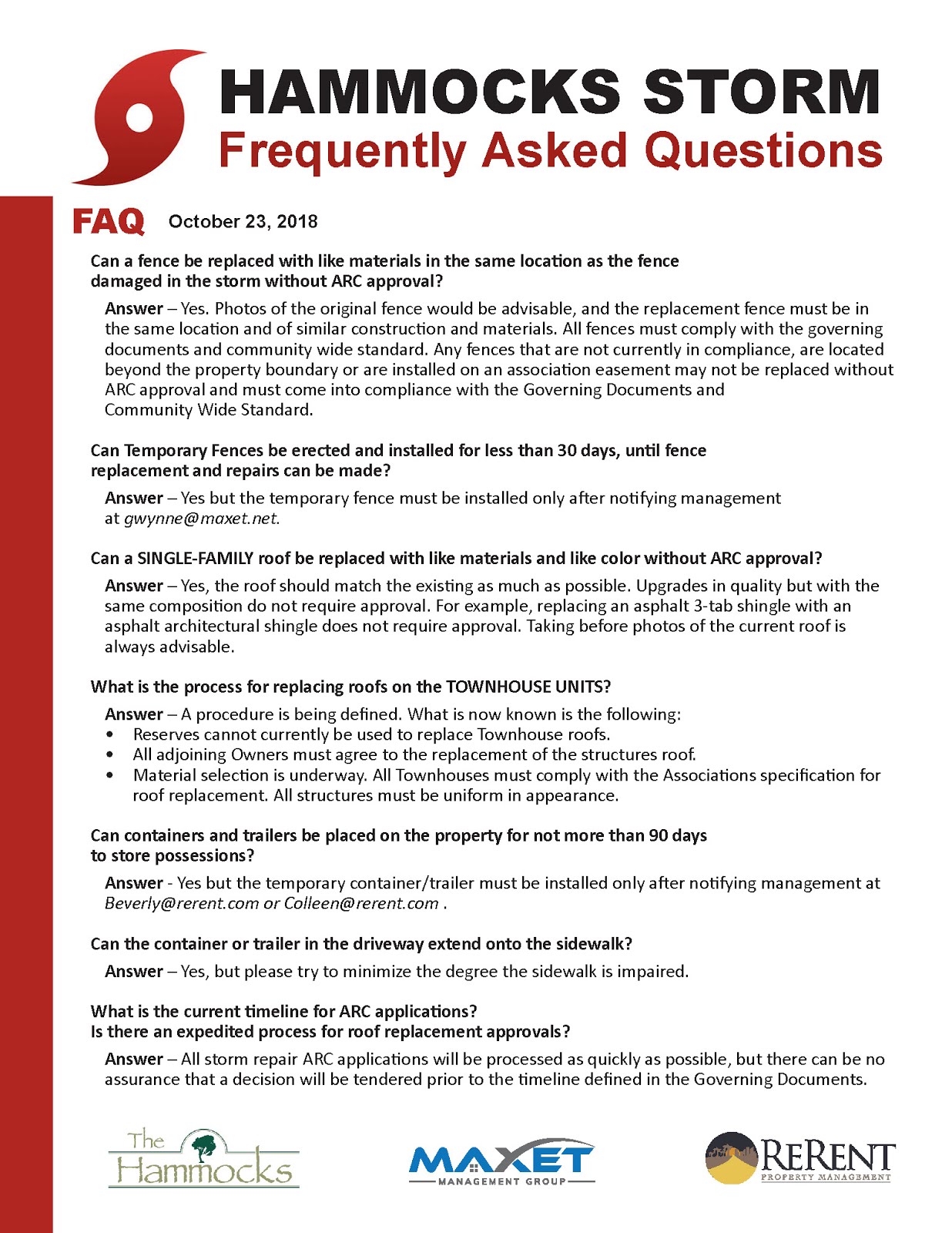 The Hammocks Residential Community