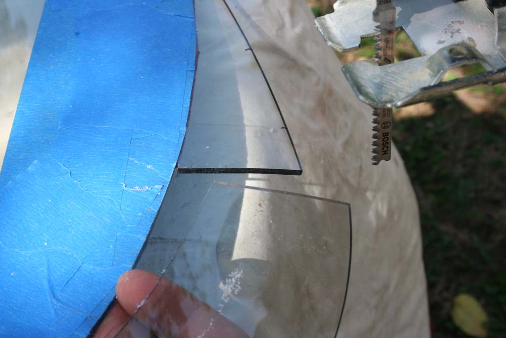 Cutting a Motorcycle Windshield Ride It Wrench It