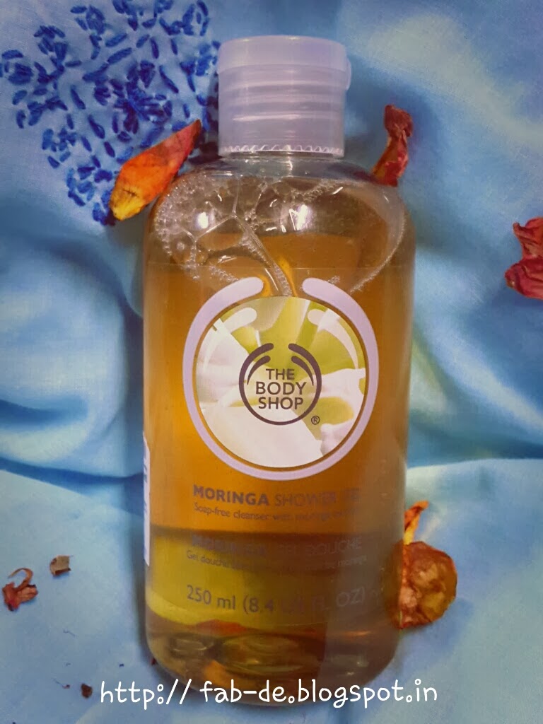 The body shop MORINGA shower gel review Faboholic Fire