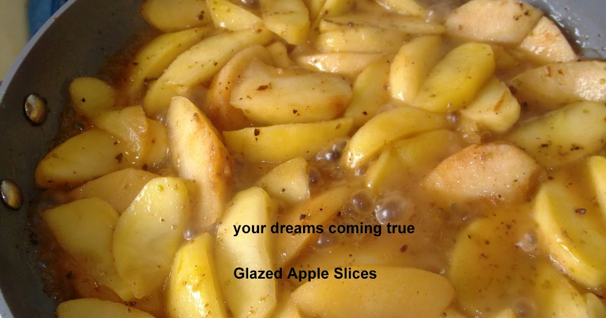 Glazed Apple Slices...A Fine Side Dish For Pork, Beef Or Poultry