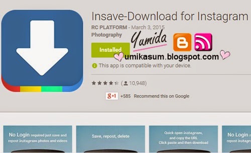Cara download dan save gambar di Instagram Cara download dan save gambar di Instagram, panduan download gambar di Instagram guna peranti Android, cara muat turun foto Instagram, download imej di Insta, aplikasi Insave untuk save gambar Instagram, cara ambil gambar di Instagram