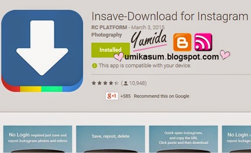 Cara download dan save gambar di Instagram, panduan download gambar di Instagram guna peranti Android, cara muat turun foto Instagram, download imej di Insta, aplikasi Insave untuk save gambar Instagram, cara ambil gambar di Instagram