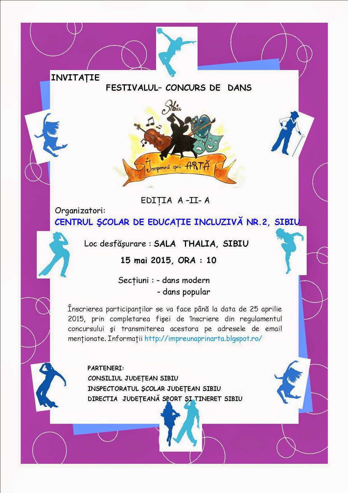 Invitatie Festival Dans 2015