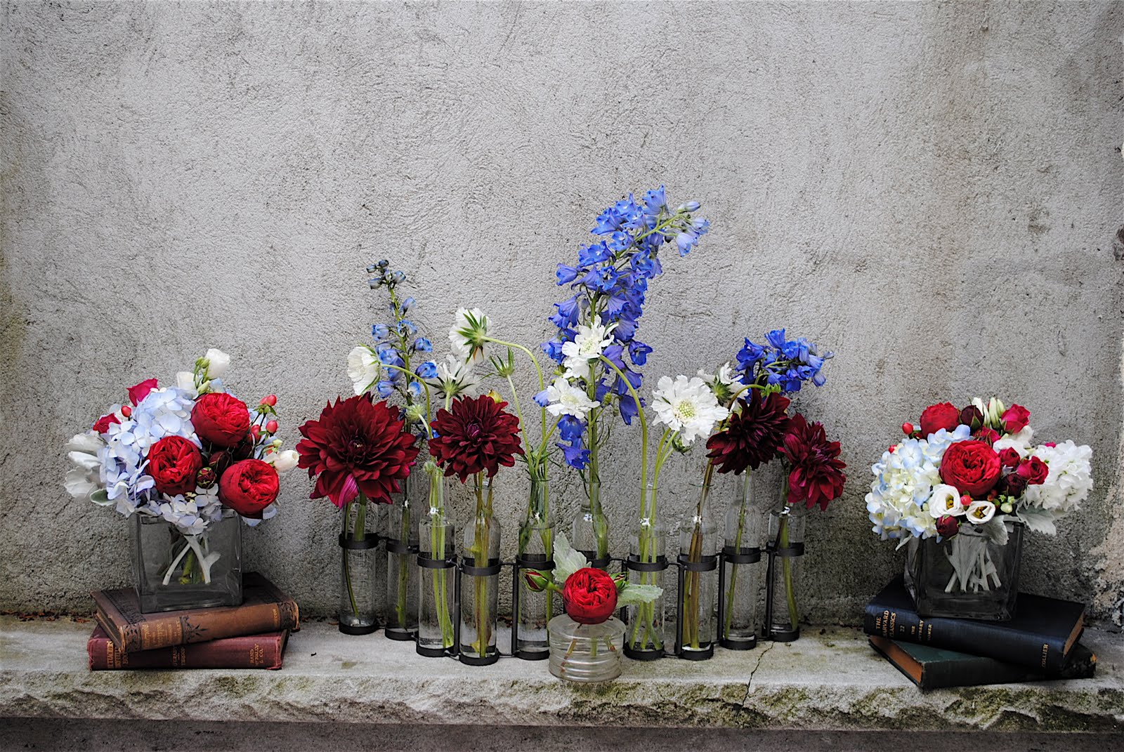 Rebecca Shepherd floral design 4th of July flowers