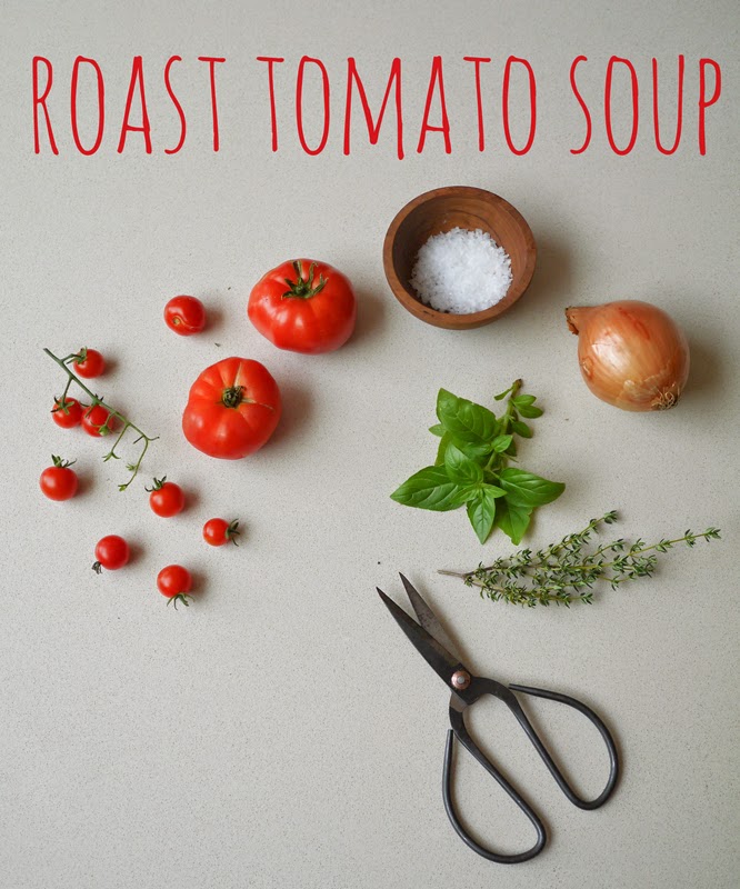 Making Roast Tomato Soup - by Alexis at www.somethingimade.co.uk