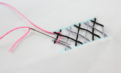 slanted stitch