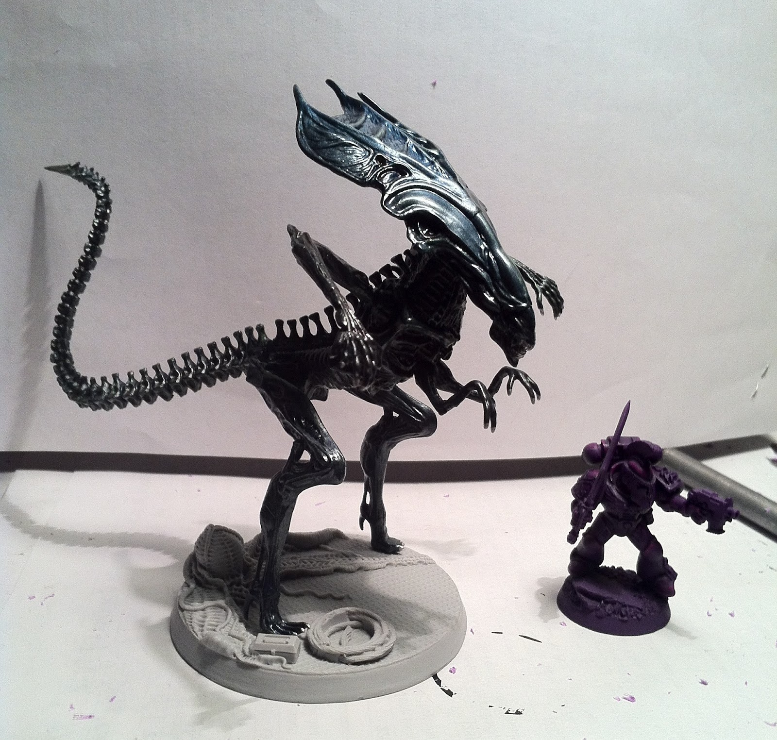 Alien Queen Scale Test Wargaming Hub