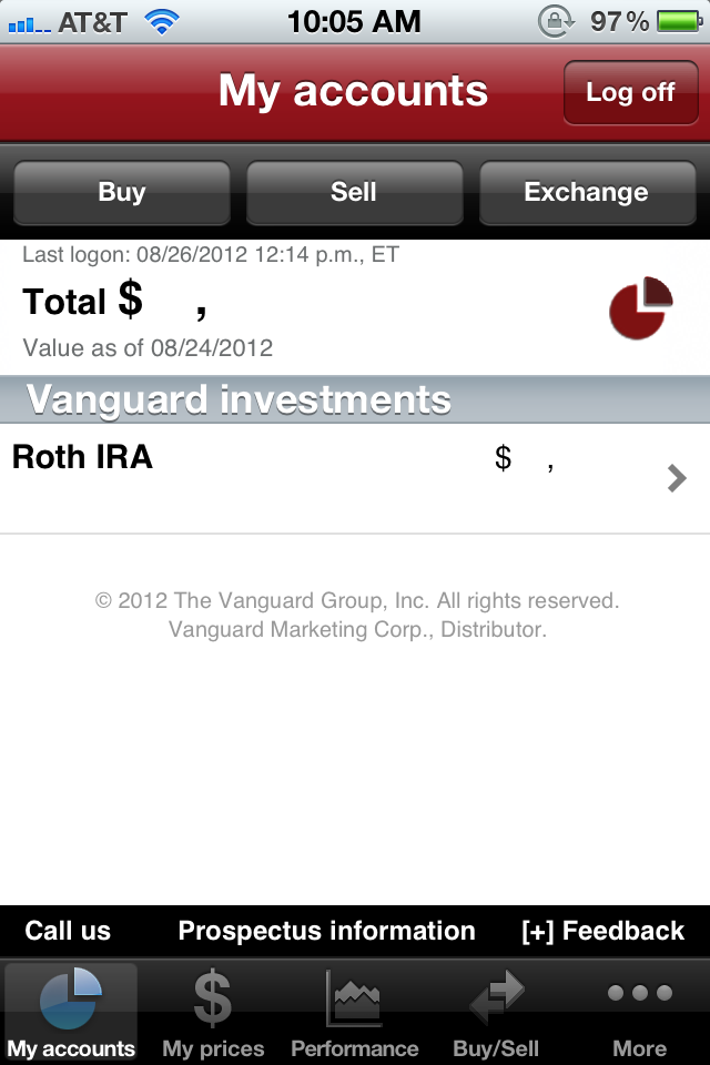 Relentless Financial Improvement Making mobile investments with Vanguard