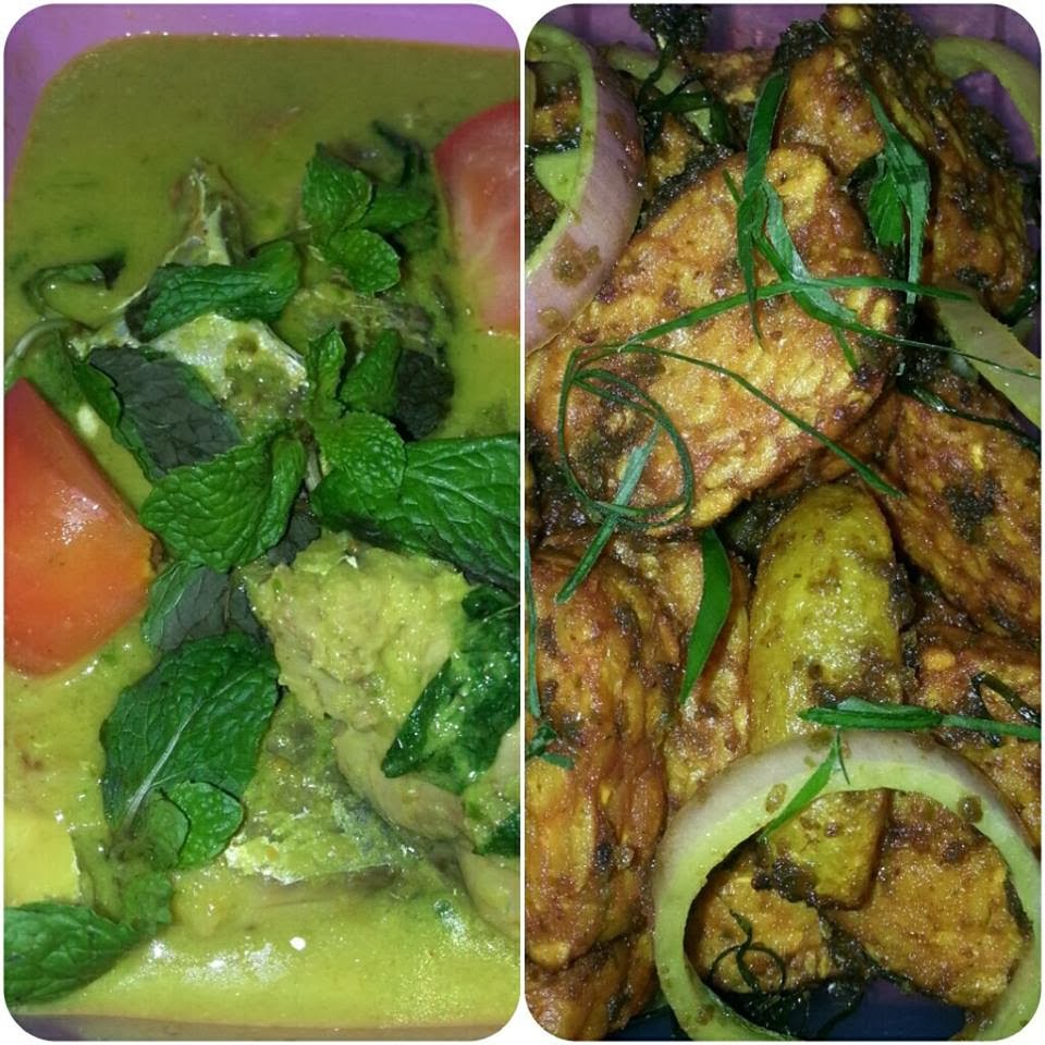 Sambal Tempe Kentang Masak Lemak Ikan Tongkol Daun