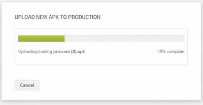 uplaoad android application