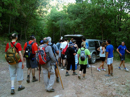 Arribant al segon avituallament Arribant al segon avituallament