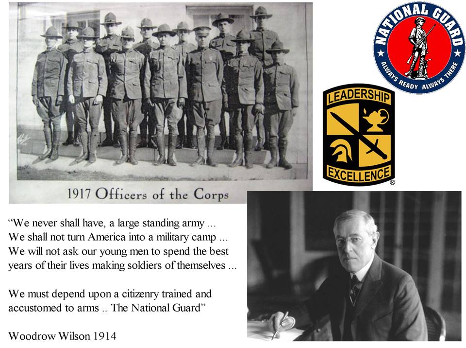 State of the Union History 1914 Woodrow Wilson National Guard and
