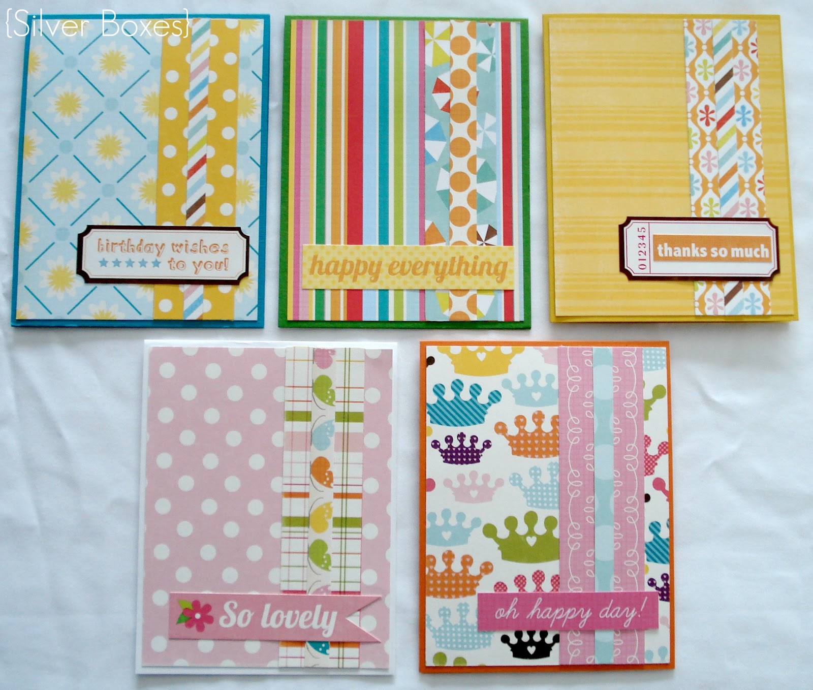 Silver Boxes Note Card Set No. 2