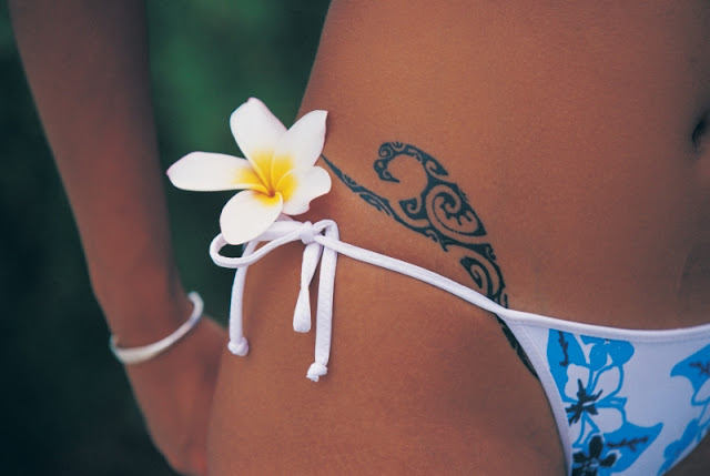 Design bikini tattoo art