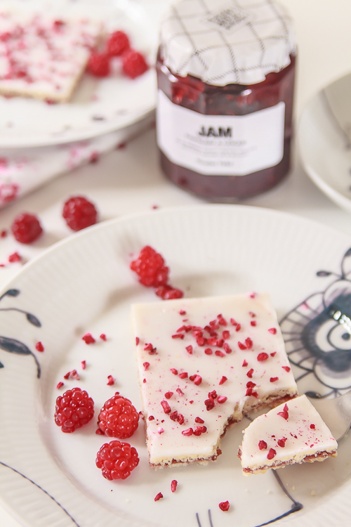 Amalie loves Denmark Rezept für dänische Himbeerschnitten Amalie loves Denmark Rezept für dänische Himbeerschnitten