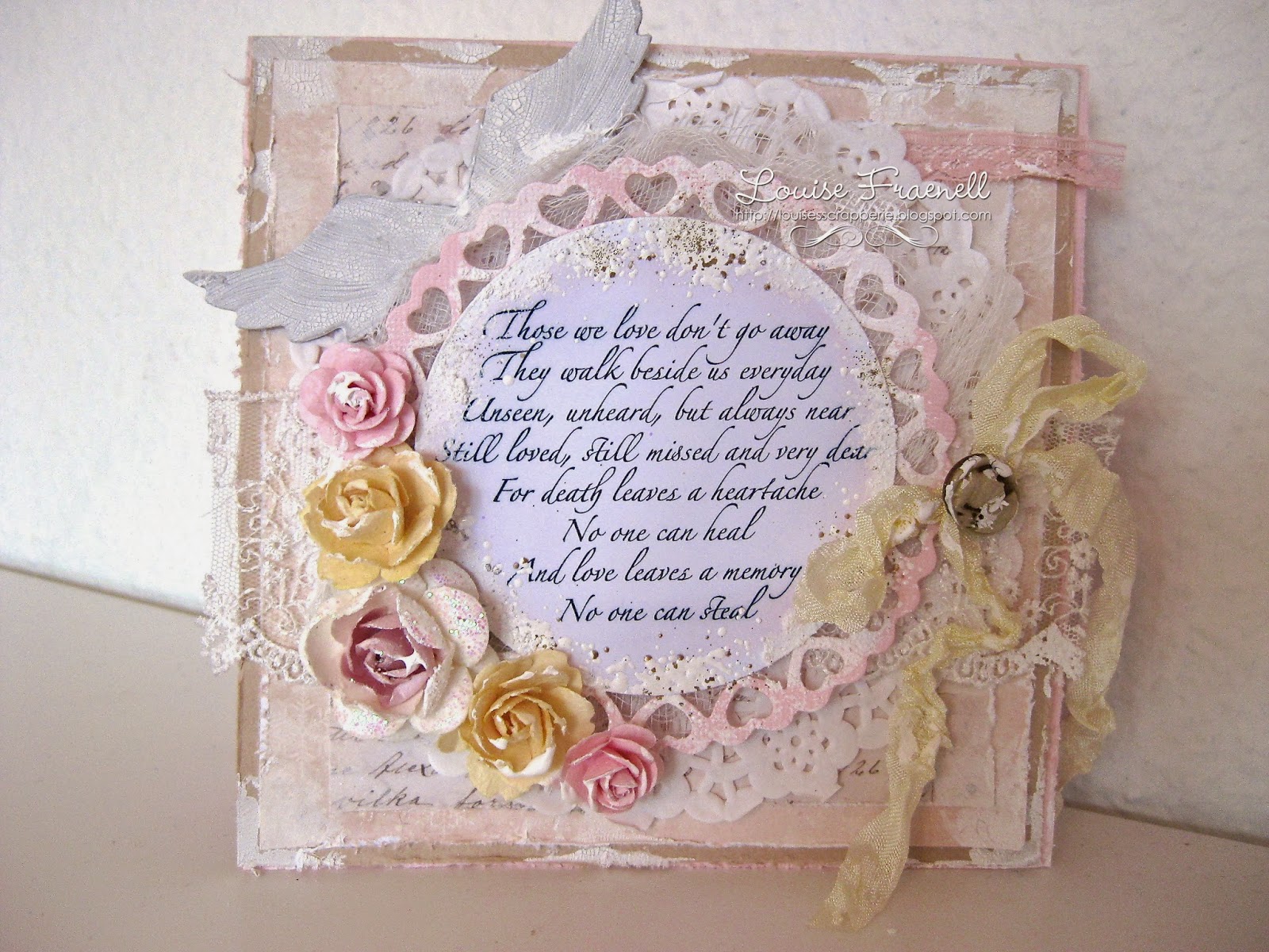 Louises scrapperie: With my deepest sympathies