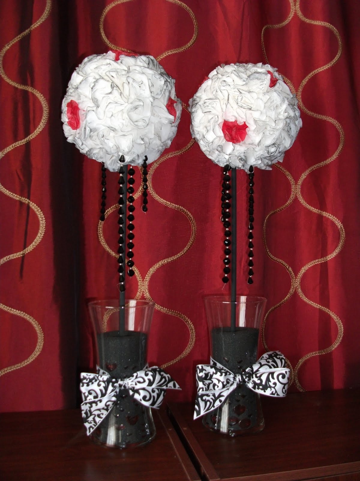 SK Studios Homemaking Tissue Paper Topiary Tutorial