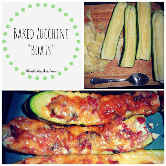 Baked Zucchini Boats  