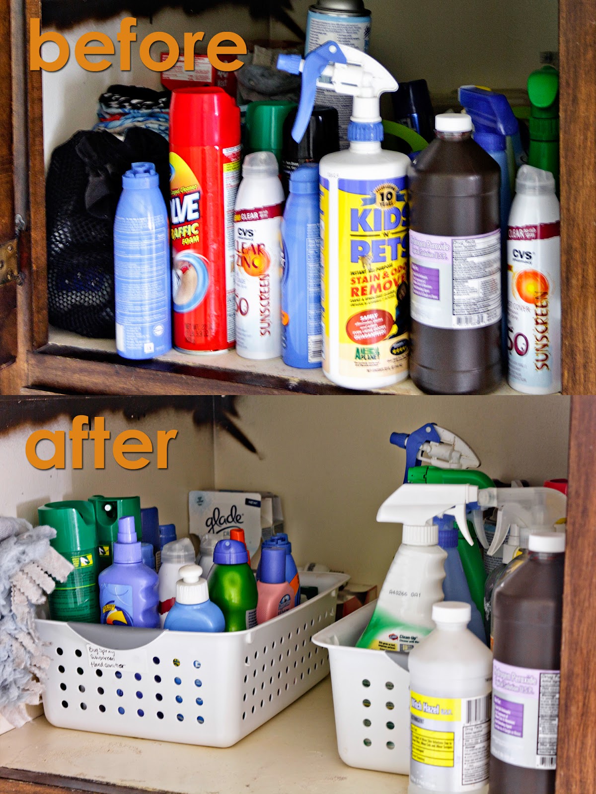 Craftastical! Medicine and Cleaning Organization