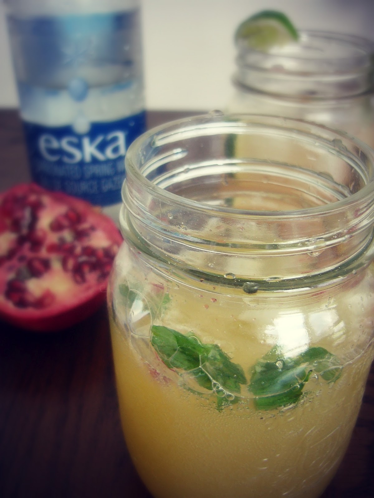 Pomegranate Basil Sparkling Cocktail The Best of This Life