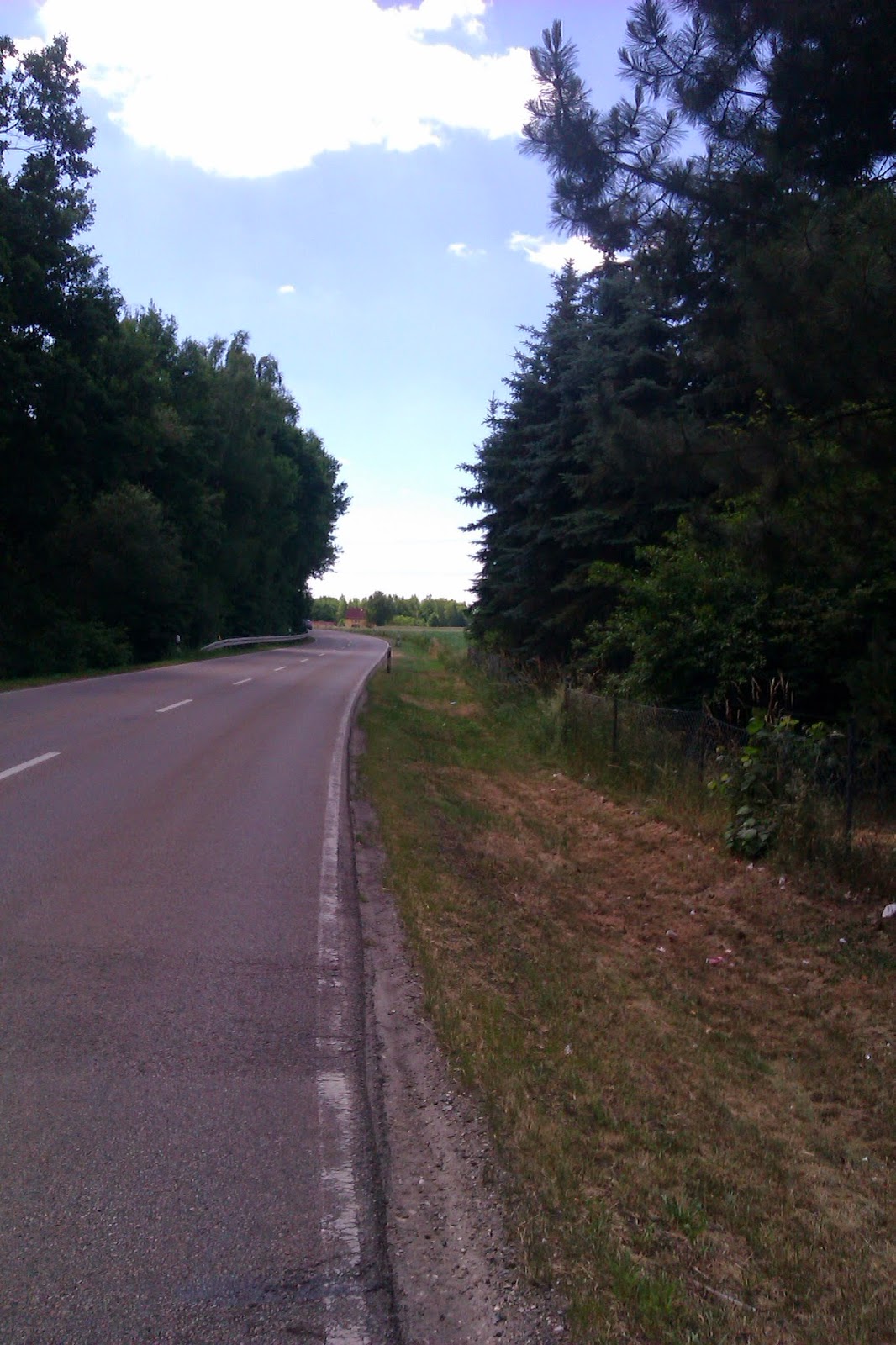 Road from Luhe to Wernberg-Köblitz Die Straße von Luhe nach Wernberg