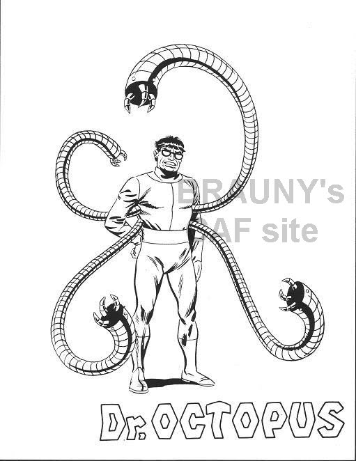 Lego Doctor Octopus Coloring Pages Coloring Pages